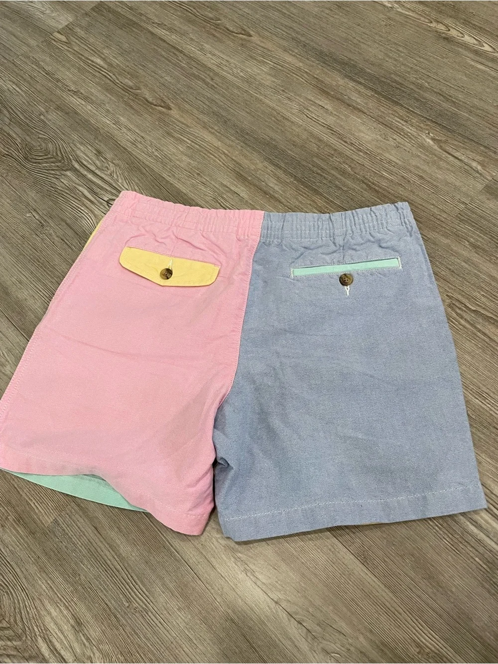 Ralph Lauren Pastel Colorblock Shorts - Mint, Yellow & Pink
